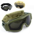thumbnail image 1 of ZHAOCHENG Gafas tácticas 3 en 1 Tiro militar (Negro), 1 of 3