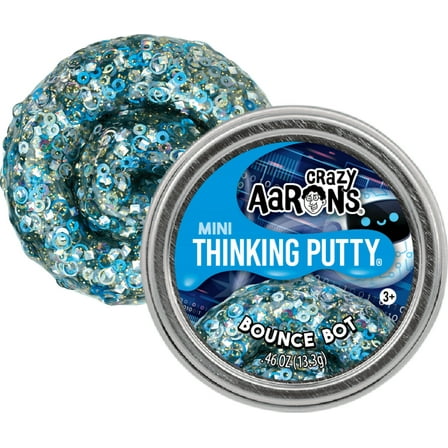 Crazy Aaron's Thinking Putty Mini Tin Bounce Bot