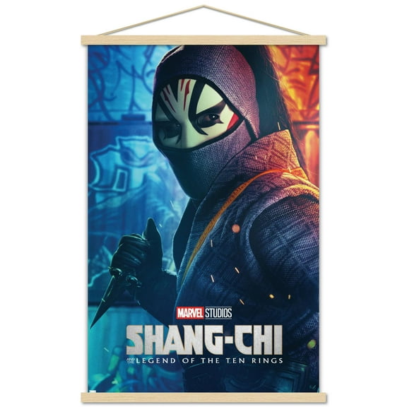 Marvel Shang-Chi and the Legend of the Ten Rings - Death Dealer One Sheet Wall Poster with Magnetic Frame, 22.375" x 34"