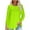 Green, variant on Lmnyox Fall Casual Tunic Tops for Women Loose Long Sleeve Crew Neck Shirts Pleated Button Blouses