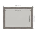 thumbnail image 4 of Amanti Art Grey Cork Board Framed Pinstripe Plank Grey Narrow Bulletin Board 31 in. x 23 in., 4 of 7