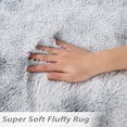 HOMERRY Plush Polyester Shag Area Rug 2'x 6' Fluffy Runner Rug Plush