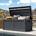thumbnail image 2 of ModFusion Outdoor Garden Storage Box Waterproof, Large  Patio Deck Box with Lid, Lockable, 120 Gallons, 2 of 12