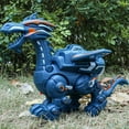 thumbnail image 3 of Interactive Green Mechanical Battle Dragon Toy for Kids 4-6: Educational Dinosaur Model with Electric Walking, Water Spray & Cool Lighting – Safe, Portable Learning Toy for Parent-Child Interaction &, 3 of 6