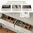 thumbnail image 4 of 6 Drawers Dresser for Bedroom,Modern Organizer Storage Cabinet with Metal Handle,Chest of Drawers for Living Room Closet Hallway Nursery, 4 of 8