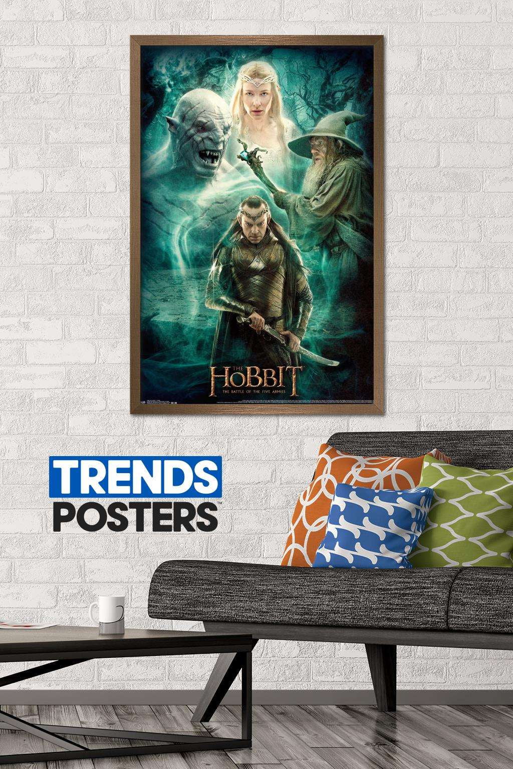 The Hobbit: The Battle Of The Five Armies - Collage Wall Poster, 22.375" x 34", Framed