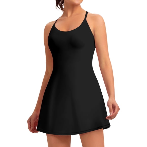 Vestido de tenis femenino MIRITY con shorts integrados