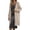 *Beige, variant on ClodeEU Women's Solid Color Long Plush Open Front Knit Cardigan ,Oversized Drop Shoulder Casual Fall Winter Jacket ,Women's Plus L