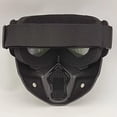 thumbnail image 2 of Máscara táctica de calavera, máscara facial completa, adecuada para juegos de rol de Halloween, Airsoft, paintball y juego de guerra CS, máscara de red protectora, 2 of 5