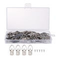 thumbnail image 1 of 50 Pcs Anneaux en D Robustes pour Photos avec Vis pour Décoration, 1 of 9
