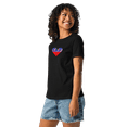 thumbnail image 3 of You Are Loved - Women's Relaxed T-Shirt (Black, L), 3 of 3