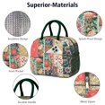 thumbnail image 4 of Obrewu Pioneer Flower Lunch Bag for Adult, Insulated, Leakproof, Oxford Cloth, 4 of 7