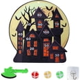 thumbnail image 1 of A Ghost Dart Board Halloween Game Adhesive Ball Throw Target, 1 of 5