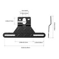thumbnail image 6 of Aluminum Trailer License Plate Bracket Holder Metal Car Number Plate Frame Number Plate Holder Bracket Mount, 6 of 6