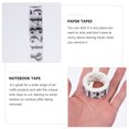 thumbnail image 3 of Miangastore Decorative Tape for Craft and Notebook Multi Color Paper Adhesive 2 Rolls, 3 of 8