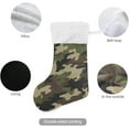 thumbnail image 3 of GZHJMY Christmas Stocking, Personalized Camoouflage Large Candy Stocking Hanging Gift, 2 PCS Xmas Stockings Decoration for Family Holiday Party Ornaments Decor Fireplace, 3 of 7