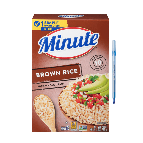 Rice Instant Brown Rice, Gluten-Free 28 oz