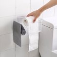 thumbnail image 4 of Caja de almacenamiento de toallitas - Dispensador de toallitas desechables - Soporte montado en la pared para papel higiénico y toallitas desechables, 4 of 6