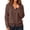 Coffee, variant on Hooded Sweaters for Women Zip Up Cable Knit Two Way Zipper Cardigan Long Sleeve Raglan Knit Sweater Jacket Fall Winter Fashion Outfits