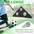 thumbnail image 6 of BOHEN 6x4FT Portable Soccer Goal for Kids Backyard with Carry Bag - Easy Folding Lightweight Fun for Outdoor Indoor Training Games for Teen Youth Adult (Green, 6x4FT, 1 Pack), 6 of 8