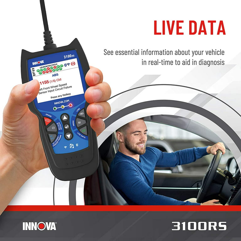 Innova FixAssist 3100RS WiFi, Bluetooth, Cable OBD2 Scanner