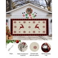 thumbnail image 2 of Garage Door Banner Cover 7 x 8 ft, Christmas Elk Snowflake Red Black Buffalo Plaid Christmas Garage Door Decorations Holiday Christmas Backdrop Decor for Winter New Year Xmas Party, 2 of 6