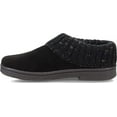 thumbnail image 3 of Clarks Black Knitted Collar Winter Clog Rounded Closed Toe Slippers (Black Gold Premium, 9), 3 of 6