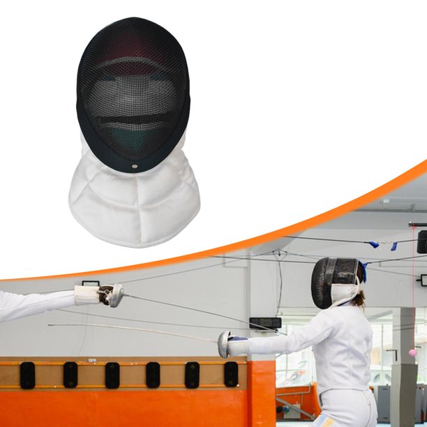 Máscara de esgrima, casco de esgrima anti-puñaladas, protector ligero, máscara de , cubierta facial, equipo de protección para deportes, práctica S