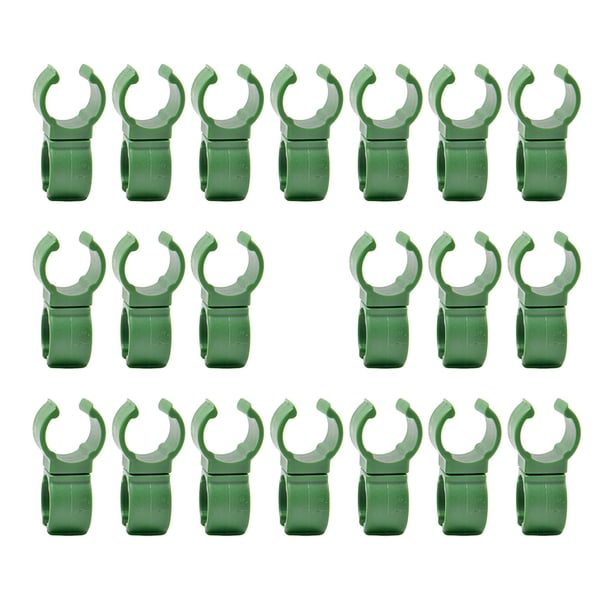 20 piezas de clips de conexión para enrejado de plantas, estaca giratoria portátil para conector de plantas 20 mm