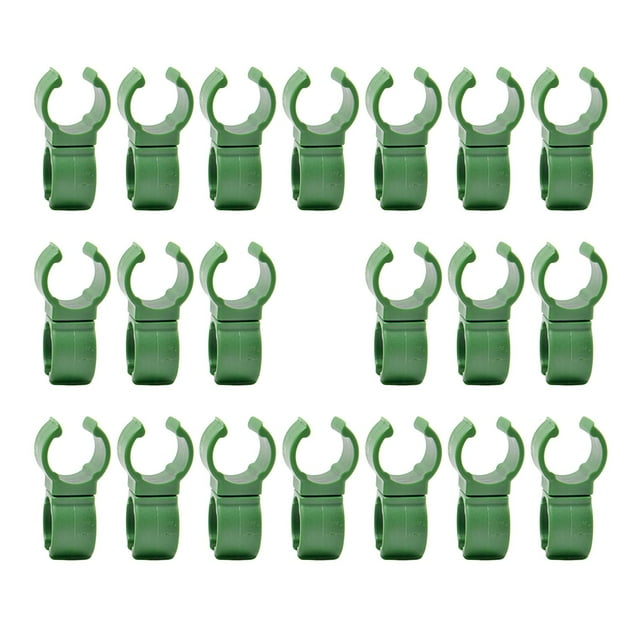 20 piezas de clips de conexión para enrejado de plantas, clips de fijación, clips de estaca para conectores de plantas 20 mm