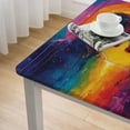 thumbnail image 5 of Awypu Love is Too Beautiful to be Hidden in the Closet Pride Rainbowcore Square Tablecloth Waterproof Resistant Fabric 100% Polyester Fiber 46*46, 5 of 8