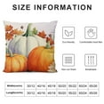 thumbnail image 5 of Chilfamy Pumpkin Fall Decorations Pillow Covers Outdoor Decorative for Couch Bed Sofa Aesthetic Decor Home Decor 1PC 12x12in, 5 of 5