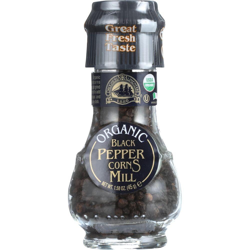 Drogheria & Alimentari Organic Black Peppercorns, 1.58 Oz (Pack Of 6) by