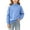 F040-Blue, variant on Baby Girl Boy Knit Sweater Blouse Pullover Sweatshirt Winter Warm Half-High Neck Long Sleeve Tops for Infant Toddler