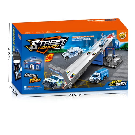 BESTSKY 2 In1 Race Tracks Set Toys for Boys 3-6 Years,Race Tracks Car for Kids,Racing Car Toys for Toddlers Boys 3-6 Years Old