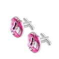 thumbnail image 2 of Monkey Elegant Dress Shirt Cufflink Set for Men, Stainless Steel, Wedding and Business Attire, 2 of 6