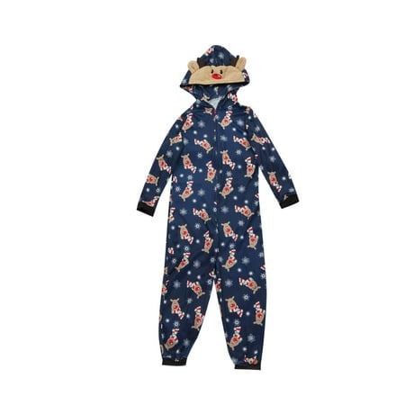 

Mrat Jumpsuit Women s High Waisted Pants New Cute Fashion Hooded Print Family European And American Pajamas Parent-child Jumpsuit Mom High Waist Pull on Pants