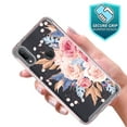 thumbnail image 4 of Alcatel 3V 2019 Case, KAESAR Graphic Design Shockproof Impact Resistant Protective Full-Body Rugged Clear Hybrid Bumper Case for Alcatel 3V 2019 (Pink Flower), 4 of 5