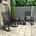 thumbnail image 2 of Highwood 3-pc Lehigh Rocking Chair Set - 2 Lehigh Rockers and 1 Adirondack Side Table, Outdoor, Eco-friendly, Synthetic Wood, 2 of 6