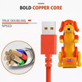 thumbnail image 4 of Stray Dog Charging Cable  Suitable USB Pet Kids Toy Gift  USB Charging Cable for Various Models of Mobile Phones Type-C Portable, 4 of 8
