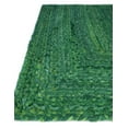 thumbnail image 6 of Unique Loom Braided Chindi Collection Area Rug - Layer (2' x 3' 1" Rectangle Green/Hunter Green), 6 of 7