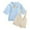 BU3, variant on Krdevn Boys Outfits Set Suspenders Romper with Short Sleeve Shirt Comfortable Pure Color Overalls for Daily Wear,5-8 Months