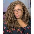thumbnail image 4 of LUXLUXE Tierra Curly 19 in Long 4x4 Hand Tied Lace Braid Braided Wig, Beauty Heat Resistant Fiber,, 4 of 13