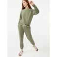 thumbnail image 2 of Free Assembly Women's Classic Cotton Blend Sweatpants, 2 of 5