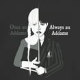 thumbnail image 2 of Junior's Wednesday Always an Addams Graphic Tee Black Large, 2 of 3