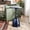 Blue, variant on 24/7 Shop At Home Enric Modern Metal Accent Side Table with Round Tabletop, Living Room End Table, Black with Faux Marble