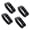 Design 18, variant on 4Pcs Windbreaker Sleeve Extension Strap Adjustable PU Cuff Lengthening Belt For Men Women Jackets Coat Outerwear
