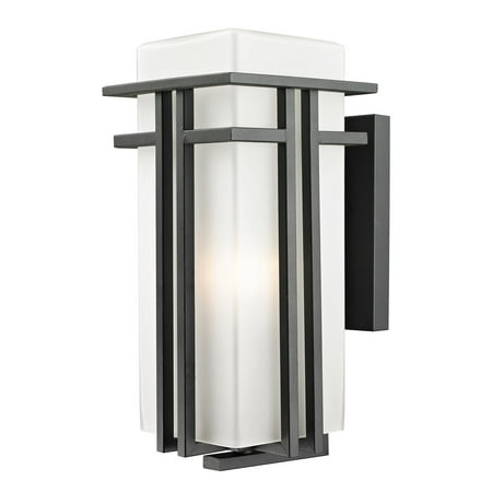 

Wall Sconces 1 Light With Black Finish Aluminum Medium Base Bulb 8 inch 100 Watts