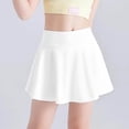 thumbnail image 2 of Gealkoca Athletic Skirts for Tennis Golf Flowy Skirt for Kids Girls A Line Pleated Skirts with Lined Kid Casual Summer Solid Color Skirt 3-13 Years, 2 of 8