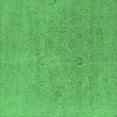 thumbnail image 1 of Ahgly Company Indoor Square Oriental Emerald Green Industrial Area Rugs, 6' Square, 1 of 4